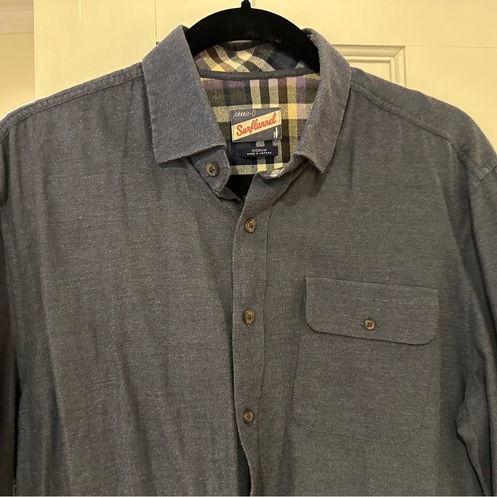 Johnnie-O Casual Button-Down Shirt / Twilight (Navy) Color / Men’s M Size - Picture 6 of 7